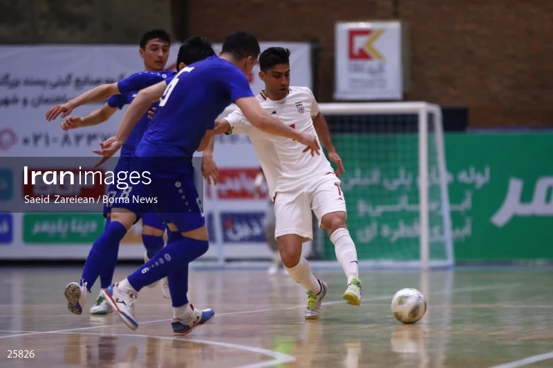 Iran Vs Uzbekistan Friendly Futsal match