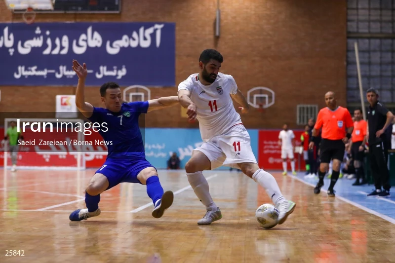 Iran Vs Uzbekistan Friendly Futsal match