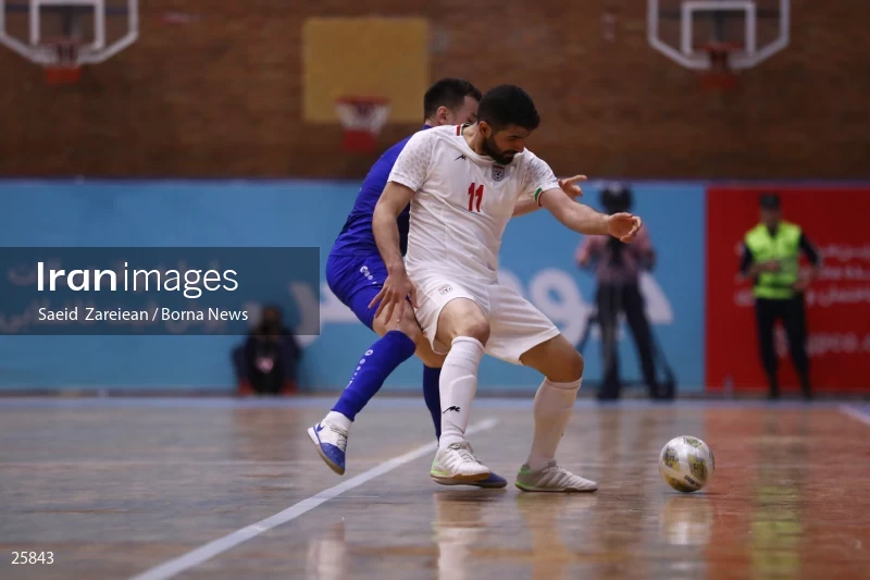 Iran Vs Uzbekistan Friendly Futsal match