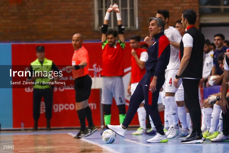 Iran Vs Uzbekistan Friendly Futsal match