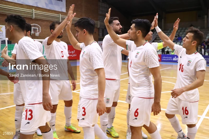 Iran Vs Uzbekistan Friendly Futsal match
