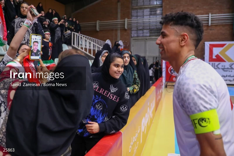 Iran Vs Uzbekistan Friendly Futsal match