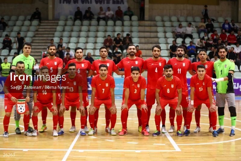 Iran Vs Uzbekistan Friendly Futsal match