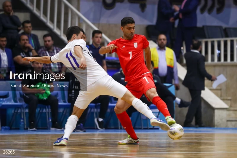 Iran Vs Uzbekistan Friendly Futsal match