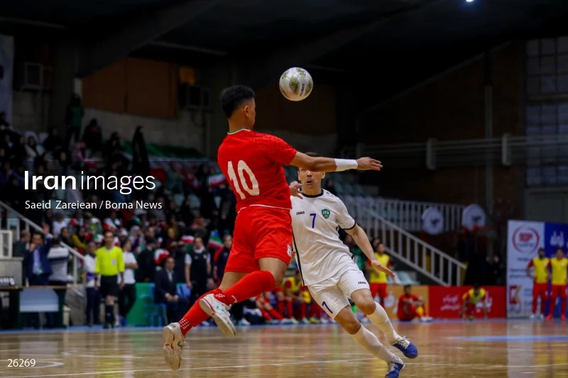 Iran Vs Uzbekistan Friendly Futsal match