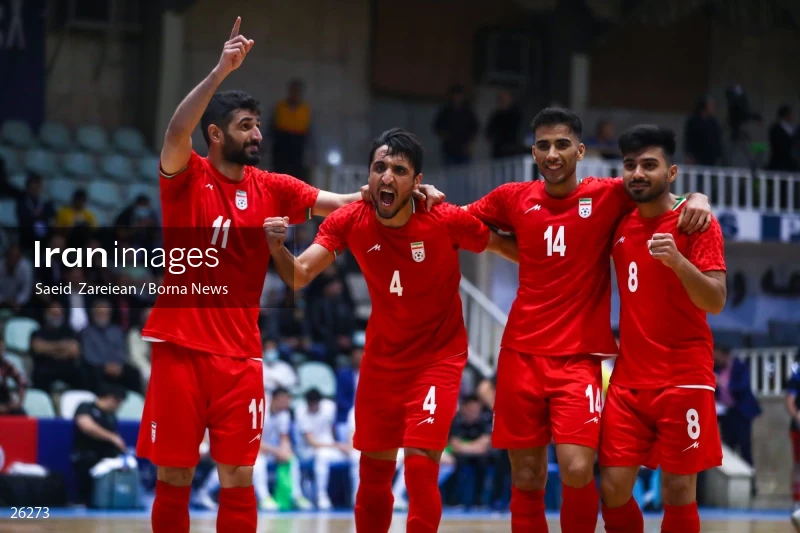 Iran Vs Uzbekistan Friendly Futsal match