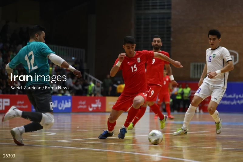 Iran Vs Uzbekistan Friendly Futsal match