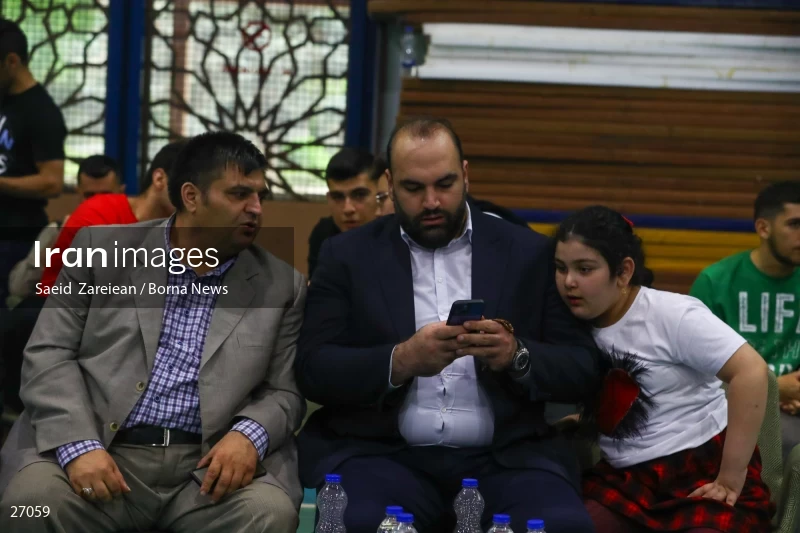 The record setting of Iran's national weightlifting team