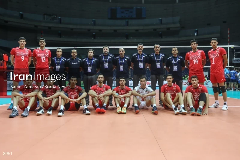 Iran's junior national volleyball team