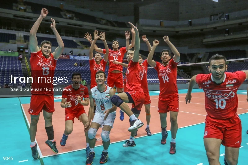 Iran's junior national volleyball team
