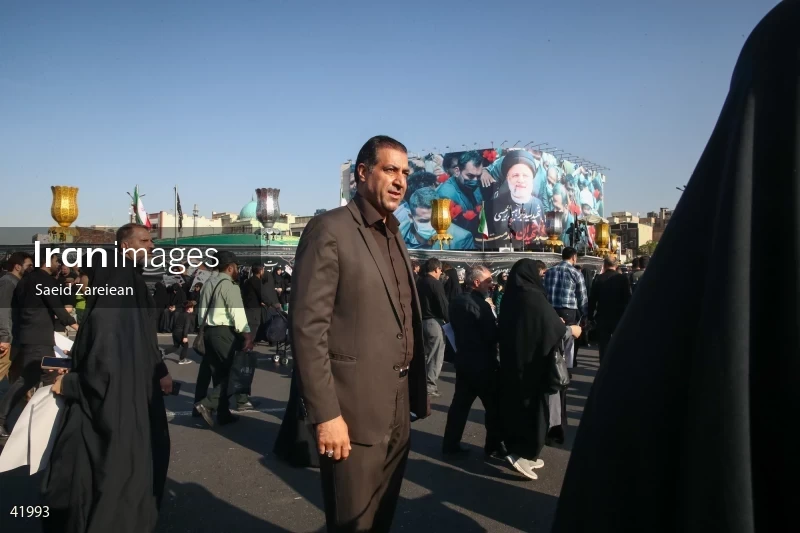 The funeral for Seyed Ebrahim Raisi, the President of Iran, and his companions in Tehran