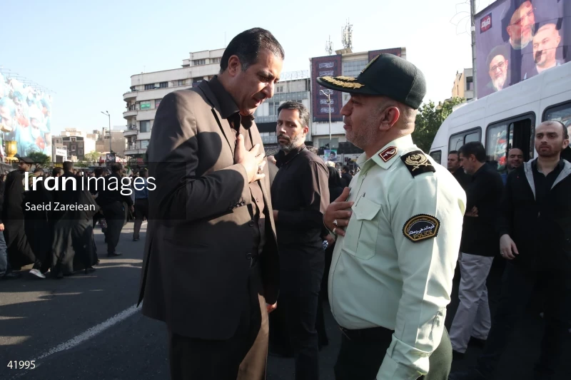 The funeral for Seyed Ebrahim Raisi, the President of Iran, and his companions in Tehran