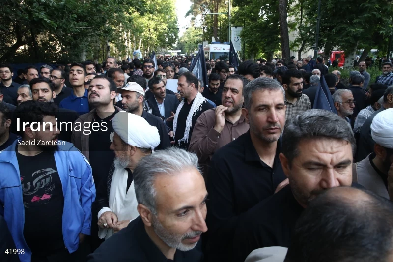 The funeral for Seyed Ebrahim Raisi, the President of Iran, and his companions in Tehran