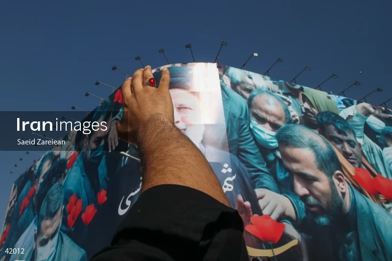 The funeral for Seyed Ebrahim Raisi, the President of Iran, and his companions in Tehran