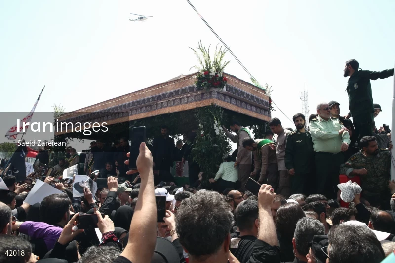The funeral for Seyed Ebrahim Raisi, the President of Iran, and his companions in Tehran
