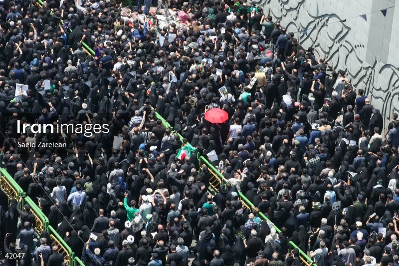The funeral for Seyed Ebrahim Raisi, the President of Iran, and his companions in Tehran