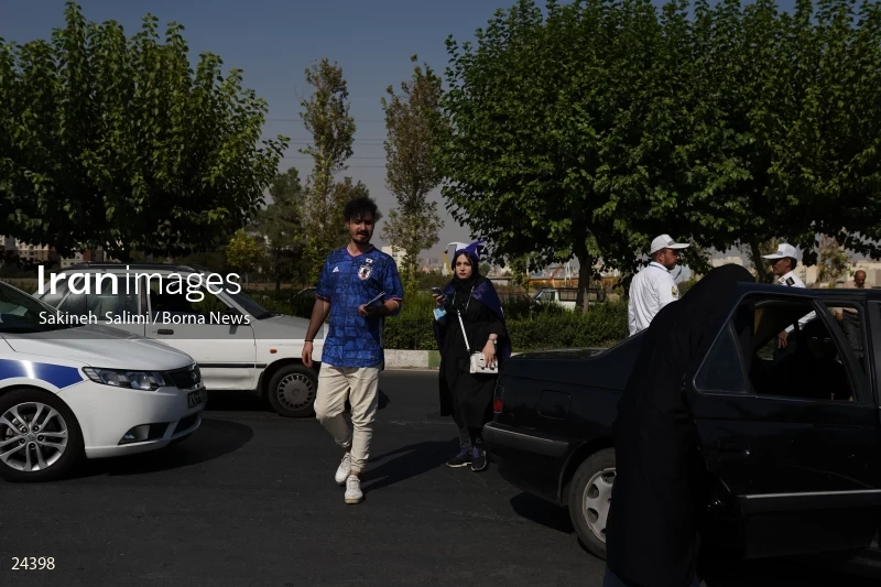 The first attendance of women in the stadium in a match of the Premier Football League of Iran
