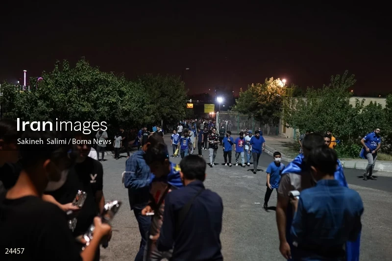 The first attendance of women in the stadium in a match of the Premier Football League of Iran