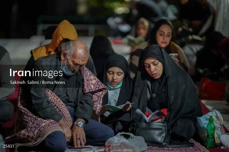 Qadr Night in Lavizan PanjTan Shrine (23rd day of Ramadan)