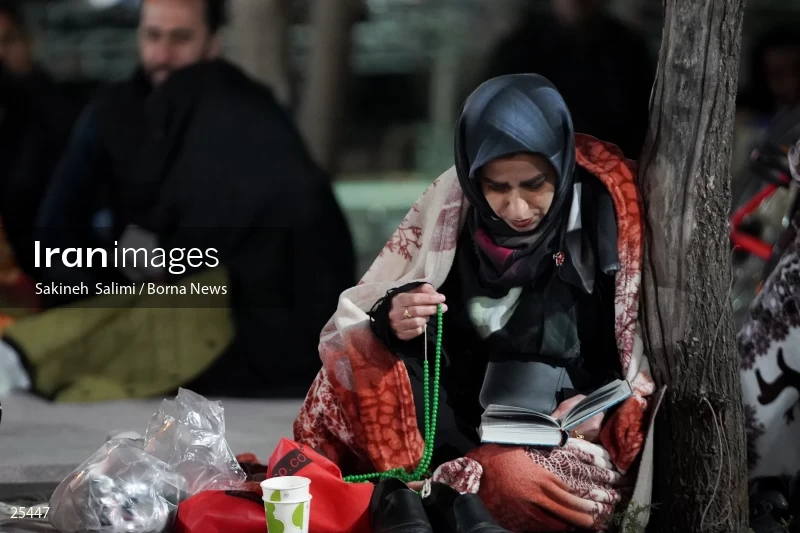 Qadr Night in Lavizan PanjTan Shrine (23rd day of Ramadan)