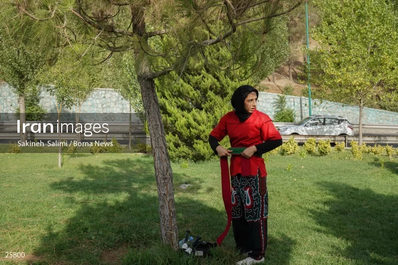 Women athletes of Ancient Iranian martial arts (Parthowa)