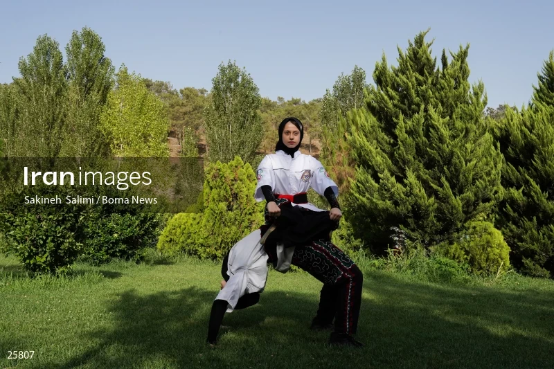 Women athletes of Ancient Iranian martial arts (Parthowa)