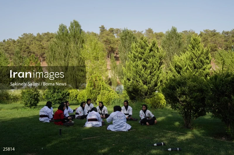 Women athletes of Ancient Iranian martial arts (Parthowa)