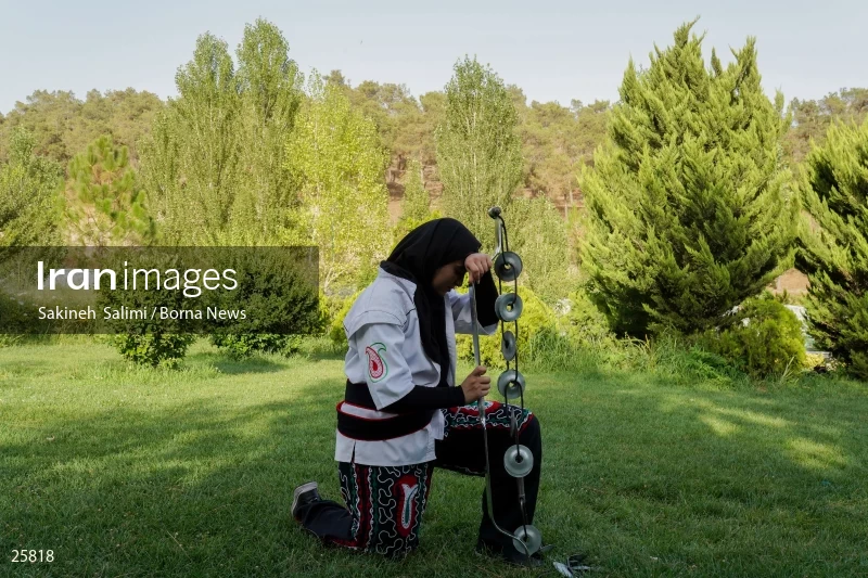 Women athletes of Ancient Iranian martial arts (Parthowa)