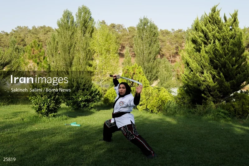 Women athletes of Ancient Iranian martial arts (Parthowa)