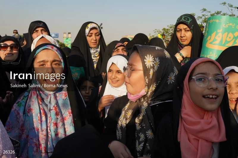 Celebration for first time fasting school girls in Tehran