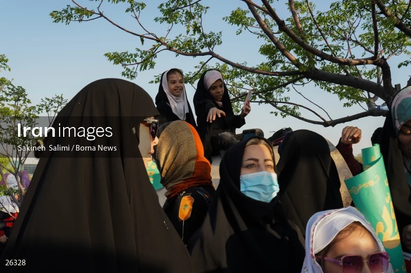 Celebration for first time fasting school girls in Tehran