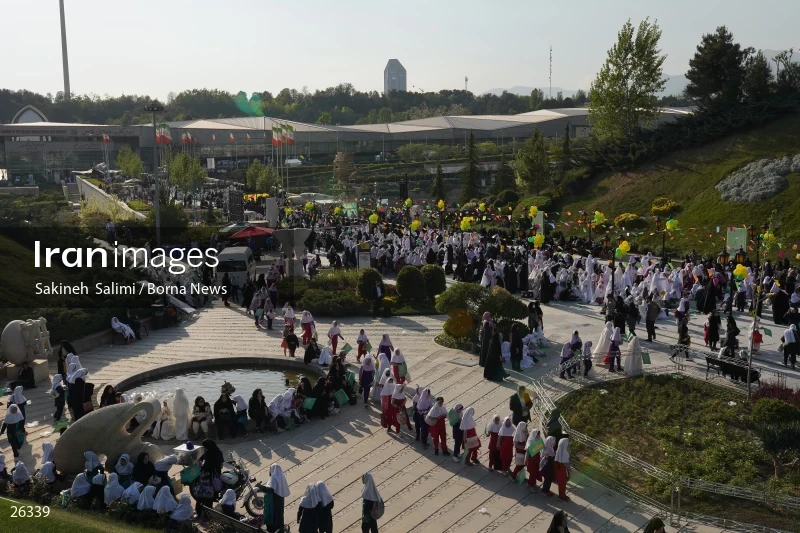 Celebration for first time fasting school girls in Tehran
