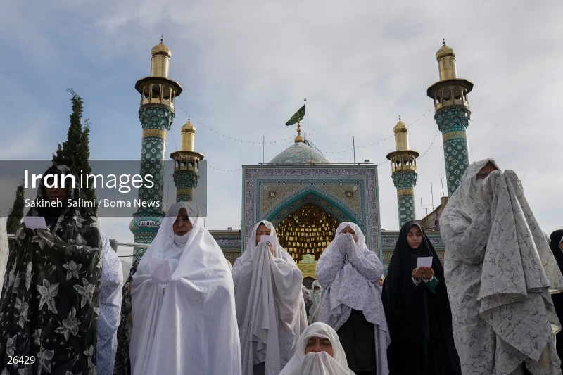 Iranians perform Eid al-Fitr prayers in Tehran