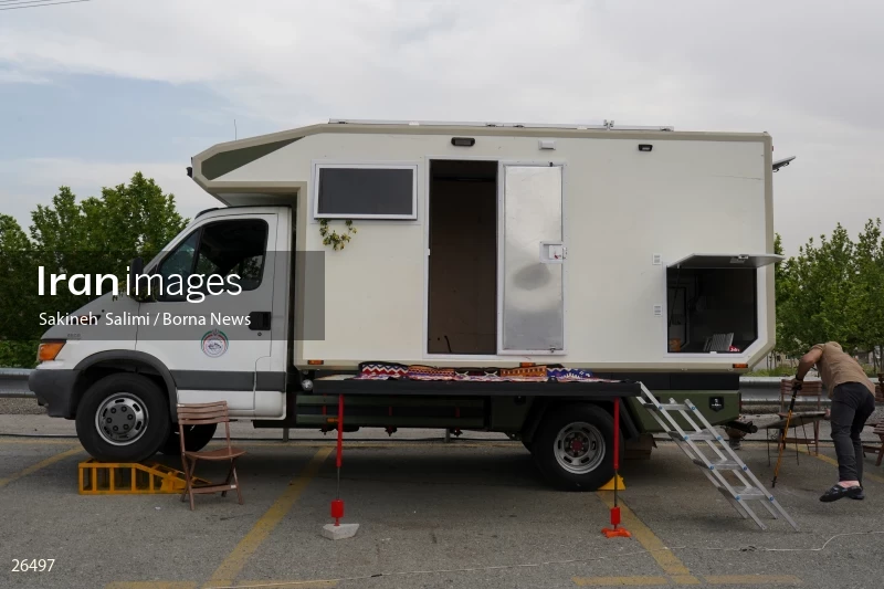 Camper travel cars gathering in Tehran