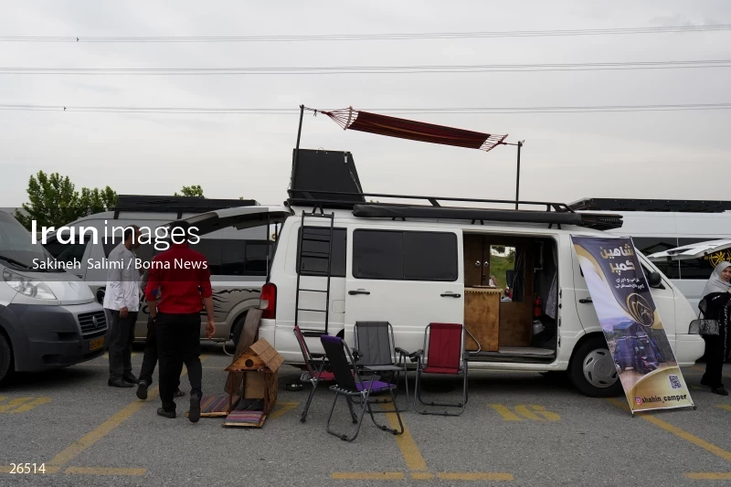 Camper travel cars gathering in Tehran
