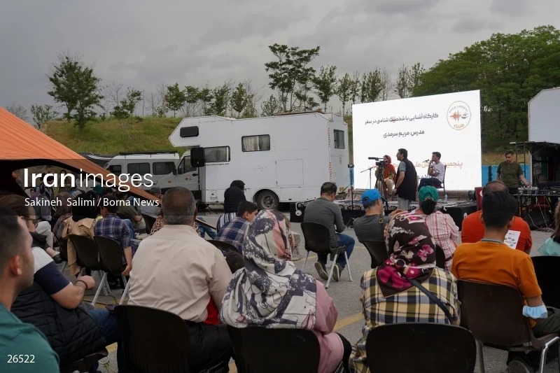 Camper travel cars gathering in Tehran