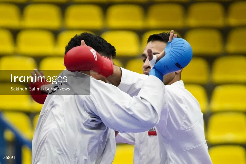 the selection matches of the men's national karate team