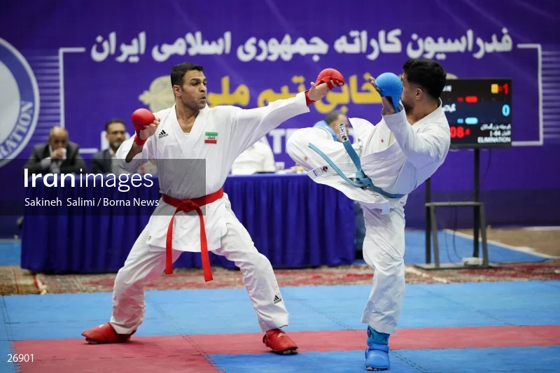 the selection matches of the men's national karate team