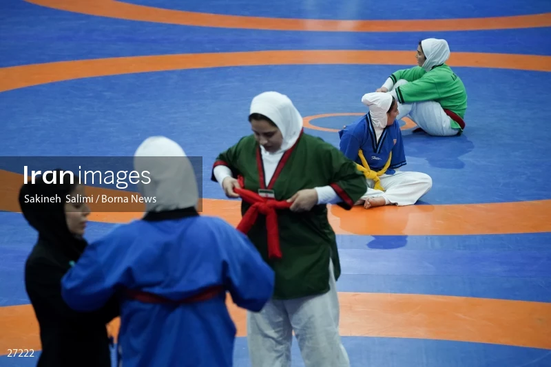 The national championship and selection of the Iranian female Alysh wrestling national team