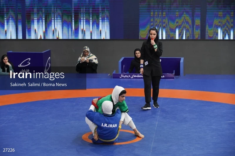 The national championship and selection of the Iranian female Alysh wrestling national team