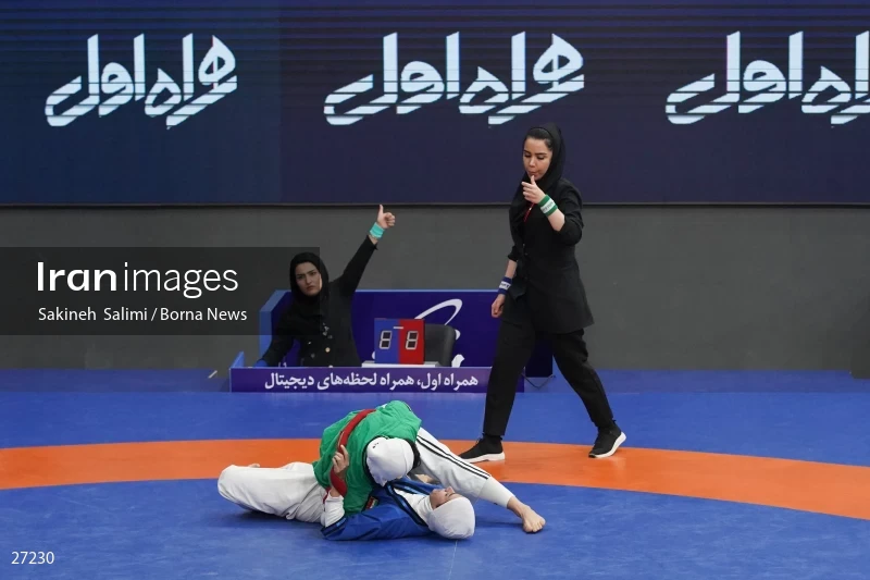 The national championship and selection of the Iranian female Alysh wrestling national team