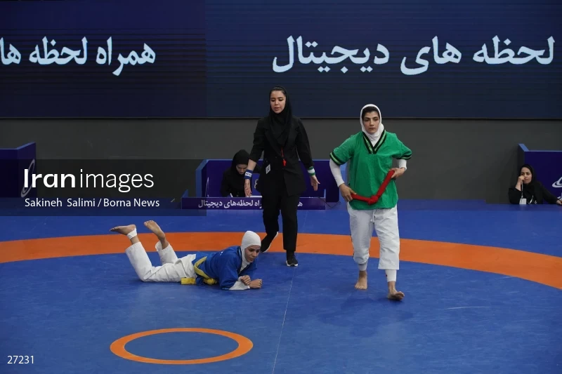 The national championship and selection of the Iranian female Alysh wrestling national team