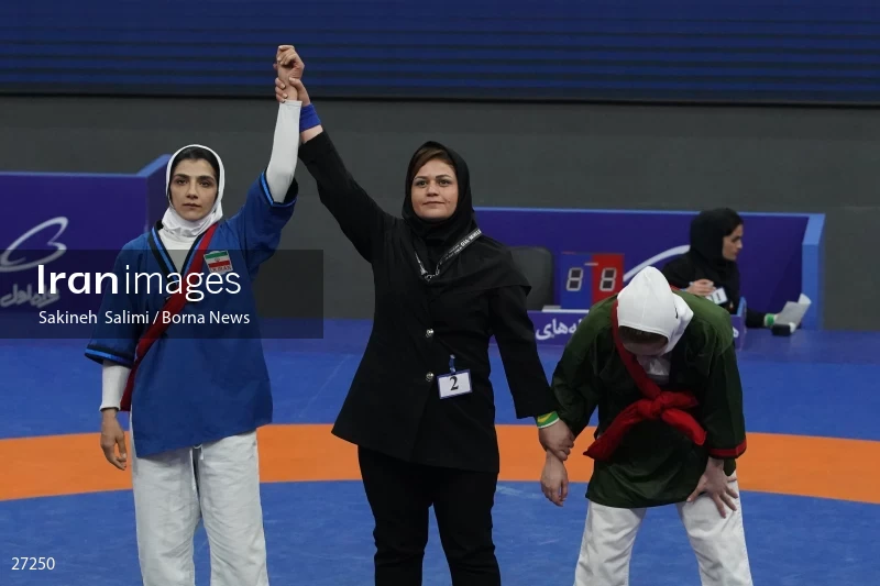 The national championship and selection of the Iranian female Alysh wrestling national team
