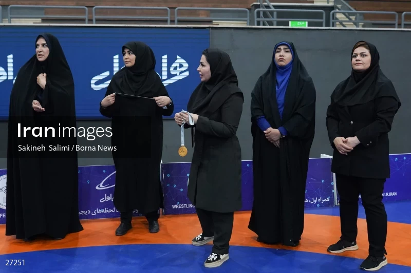 The national championship and selection of the Iranian female Alysh wrestling national team