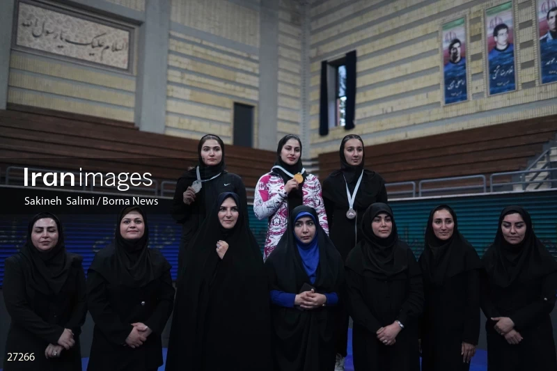 The national championship and selection of the Iranian female Alysh wrestling national team