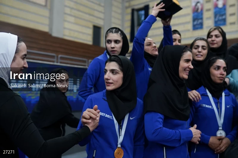 The national championship and selection of the Iranian female Alysh wrestling national team