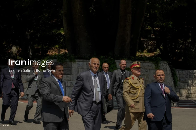 Ebrahim Raisi's official welcome to the President of Iraq