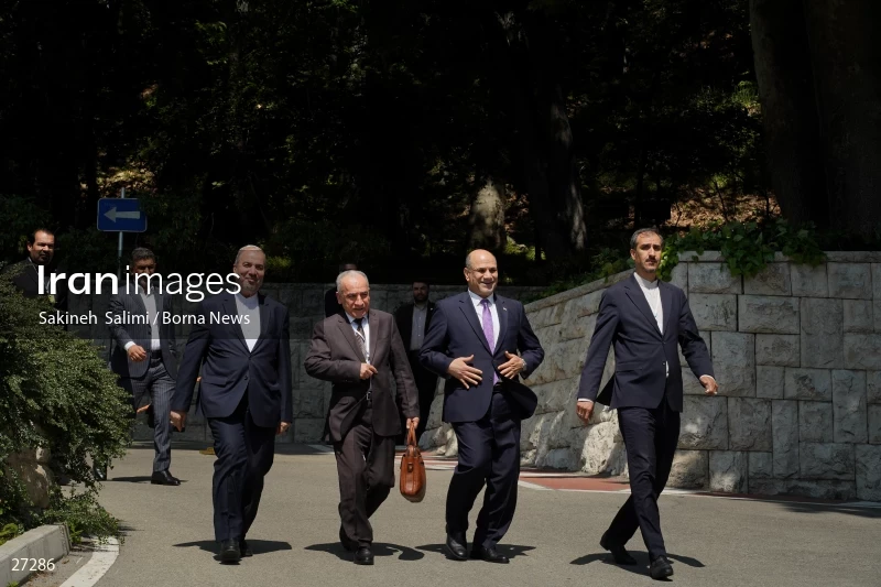 Ebrahim Raisi's official welcome to the President of Iraq