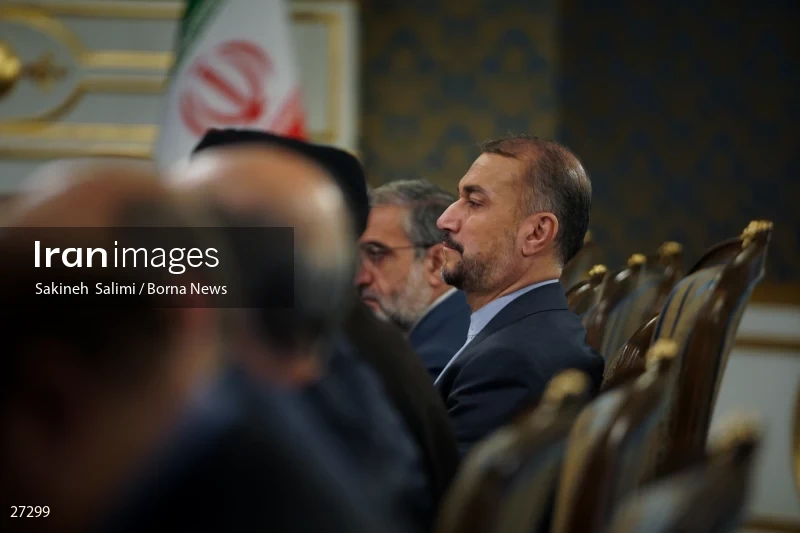 Ebrahim Raisi's official welcome to the President of Iraq