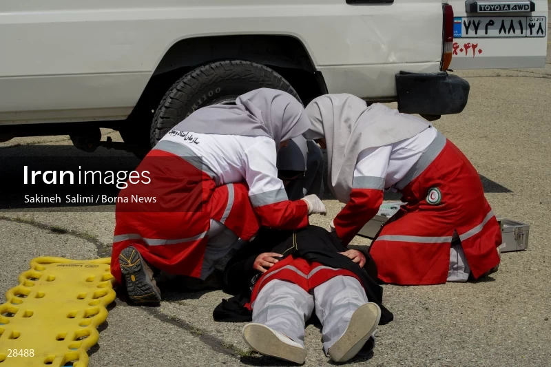 Training operation of Iranian Red Crescent Society